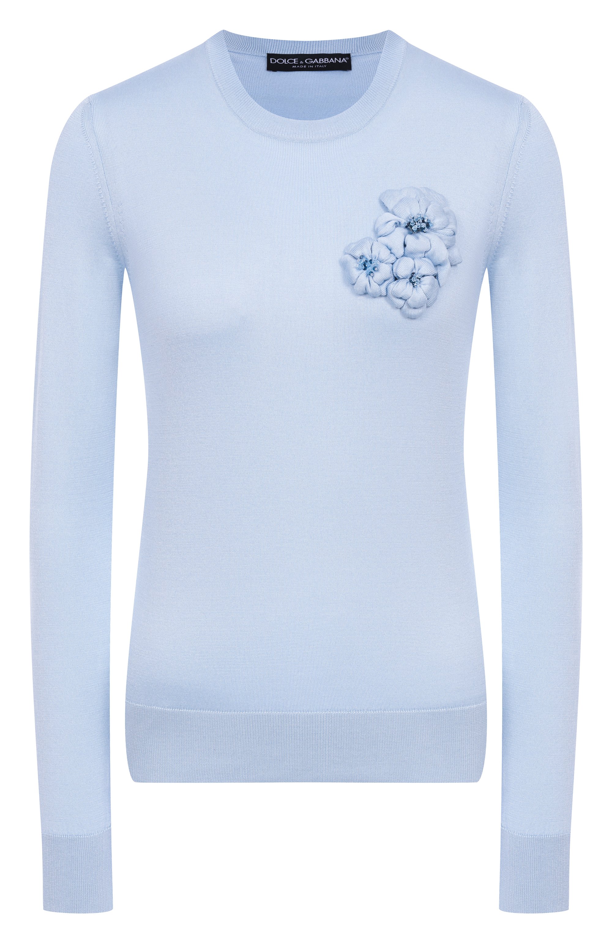 Шелковый пуловер DOLCE & GABBANA, �арт. FXX48Z/JBS01, фото 1