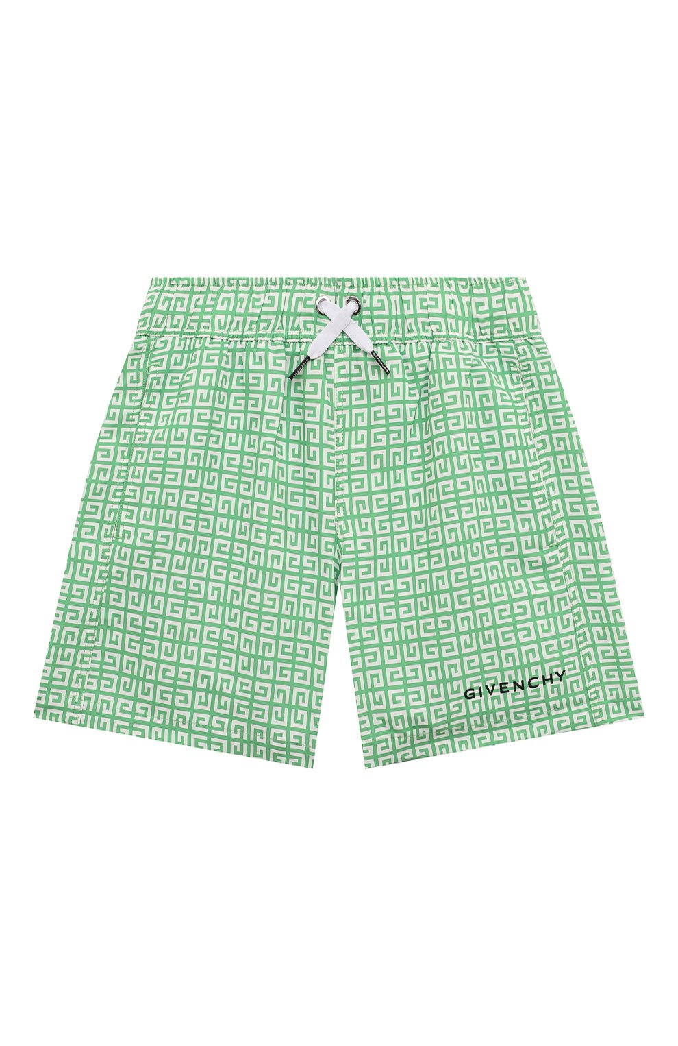 Плавки-шорты GIVENCHY зеленого цвета по цене 16100 руб., арт. H30095/6A-12A, фото 1 Плавки-шорты GIVENCHY, арт. H30095/6A-12A, фото 1
