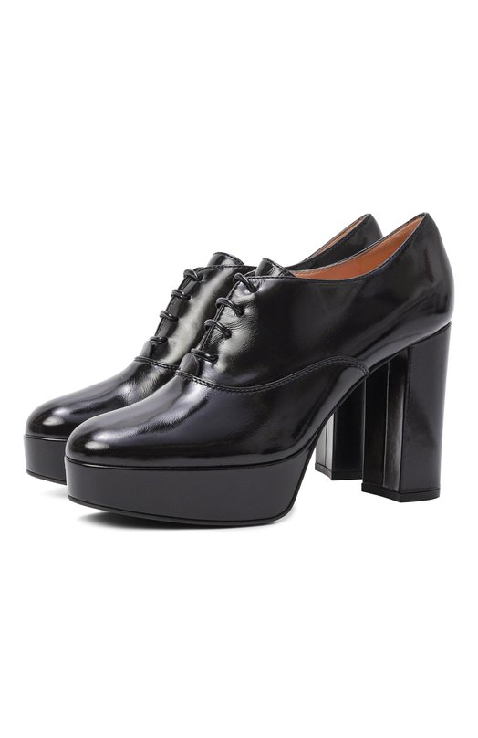 Кожаные туфли Vicky Gianvito Rossi G25323.70RIC.NUIBLACK Чёрный G25323.70RIC.NUIBLACK