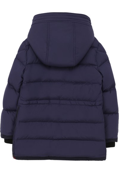 Пуховая куртка с текстильной отделкой и капюшоном MONCLER ENFANT, арт. C2-954-42332-85-53859/8-10A, фото 2