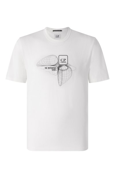 Мужская хлопковая футболка C.P. COMPANY, арт. 18CLTS050A006370W
