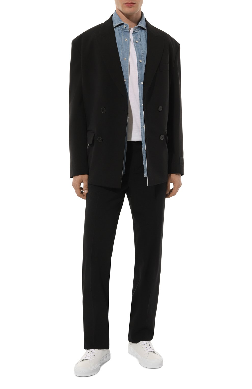 Кожаные кеды city sport GIVENCHY кремового цвета по цене 54850 руб., арт. BH005VH118, фото 2 Кожаные кеды city sport GIVENCHY, арт. BH005VH118, фото 2