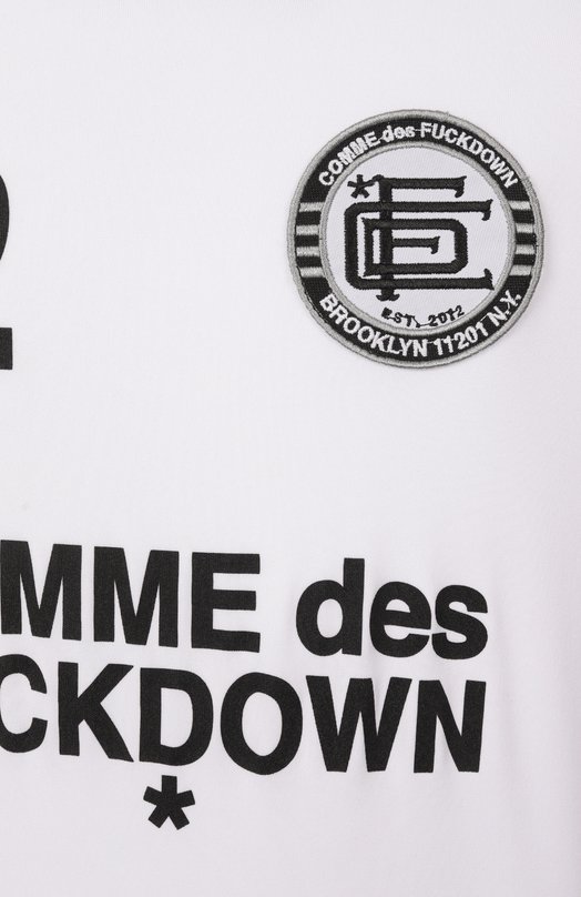 Футболка Comme des Fuckdown CFABM01565 Белый  CFABM01565 Фото 6