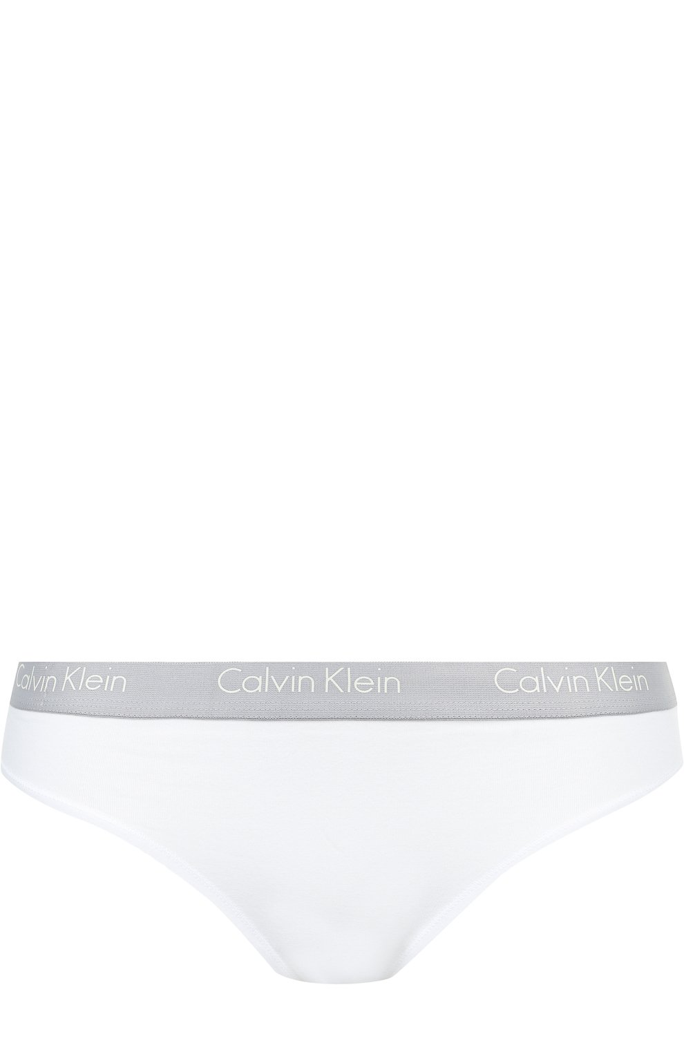 Хлопковые трусы-слипы CALVIN KLEIN белого цвета по цене 3245 руб., арт. QF1369E, фото 1 Хлопковые трусы-слипы CALVIN KLEIN, арт. QF1369E, фото 1