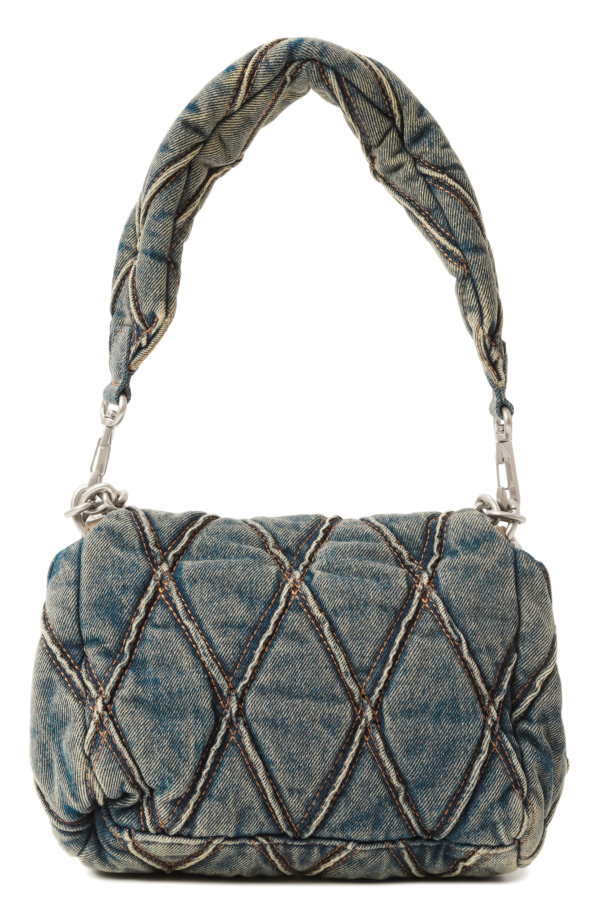 Сумка charm-d small DIESEL тёмно-голубого цвета по цене 43950 руб., арт. X09597/P5570, фото 6 Сумка charm-d small DIESEL, арт. X09597/P5570, фото 6