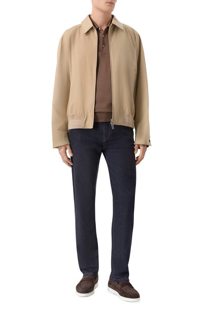 Замшевые лоферы BLU BARRETT, арт. EDWIN-14090.1/LIGHT CASHEMERE, фото 2