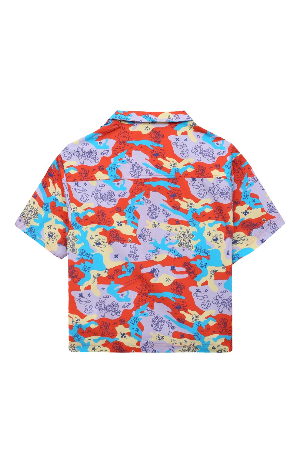 Хлопковая рубашка OFF-WHITE, арт. OBGA002S23FAB0038401, фото 2