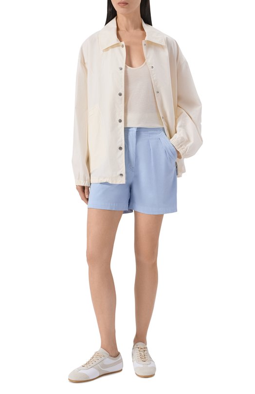 Хлопковые шорты Aeronautica Militare BE0272DCT04266 Голубой  BE0272DCT04266 Фото 2