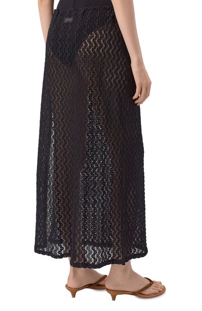 Юбка FISICO черного цвета по цене 26050 руб., арт. FG58T0, фото 4 Юбка FISICO, арт. FG58T0, фото 4