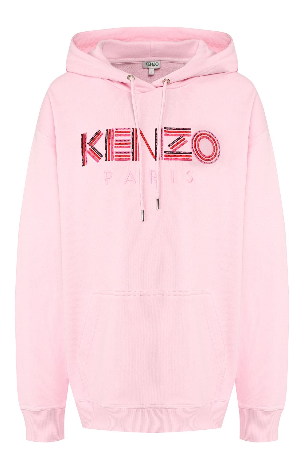 Хлопковое худи KENZO розового цвета по цене 26500 руб., арт. F962SW761962, фото 1 Хлопковое худи KENZO, арт. F962SW761962, фото 1