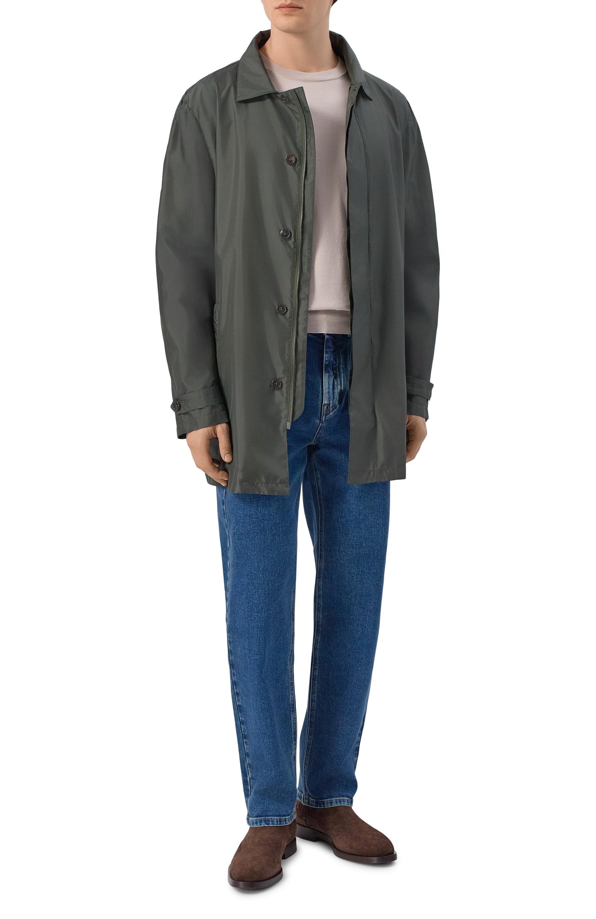 Шелковый плащ MVST, арт. M26.CSM.0401/TSG0-SILK, фото 2