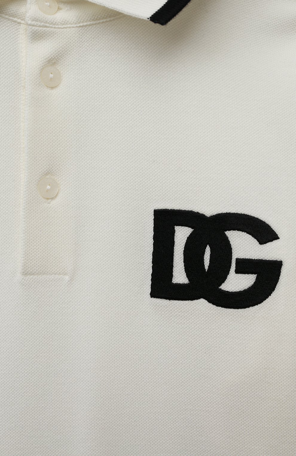 Хлопковое поло DOLCE & GABBANA, арт. L4JTCE/G7F0F/2-6, фото 3