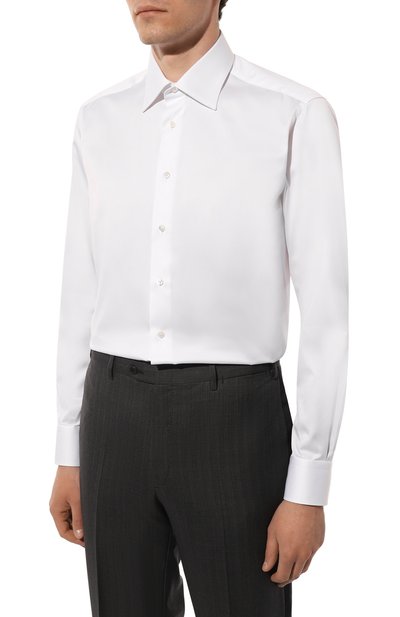 Хлопковая сорочка ZILLI, арт. MFZ-4230-8380/0002, фото 4