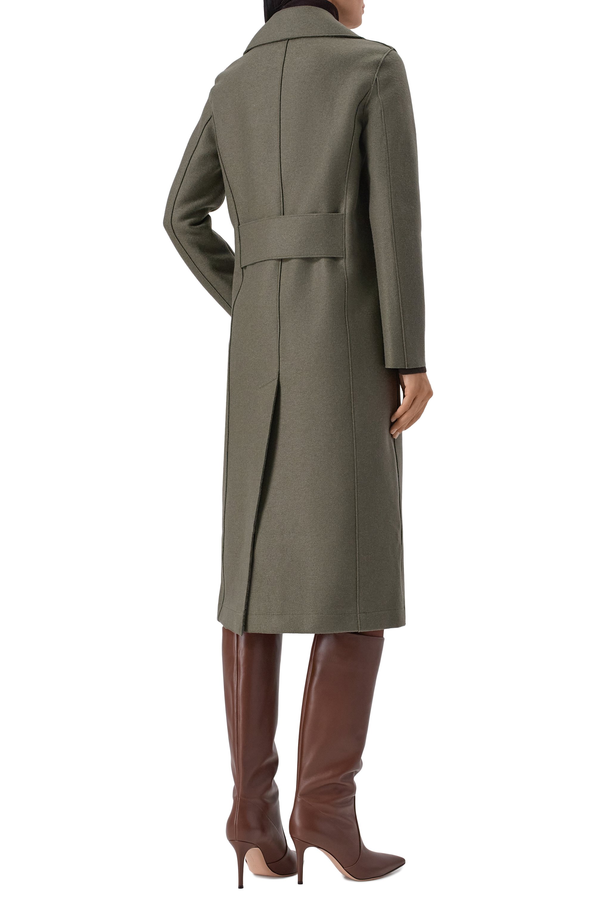 Шерстяное пальто HARRIS WHARF LONDON, арт. AC1278MLK, фото 4