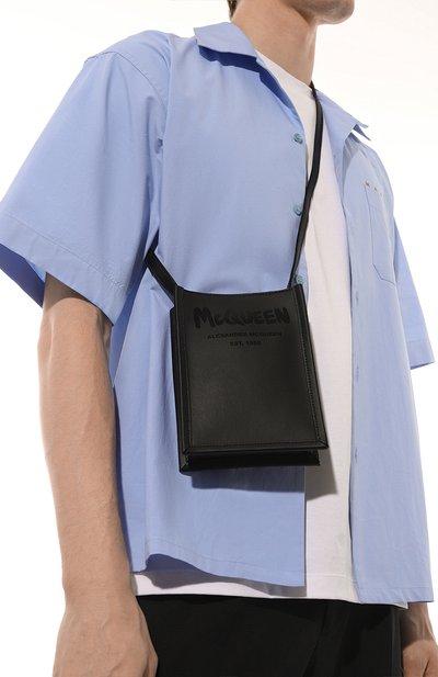 Кожаная сумка ALEXANDER MCQUEEN, арт. 668592 1AAHD, фото 2