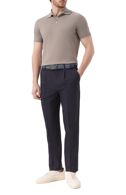 Мужская хлопковое поло BRUNELLO CUCINELLI, арт. M29800125