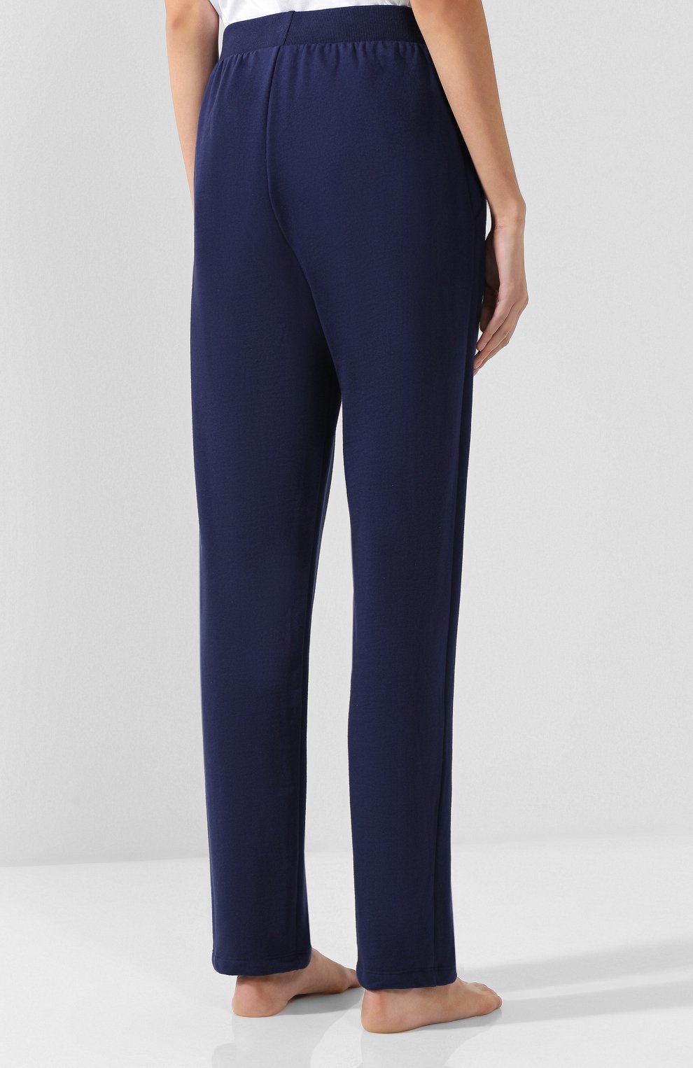 Хлопковые брюки с эластичным поясом EMPORIO ARMANI, арт. 163801/8A251, фото 4