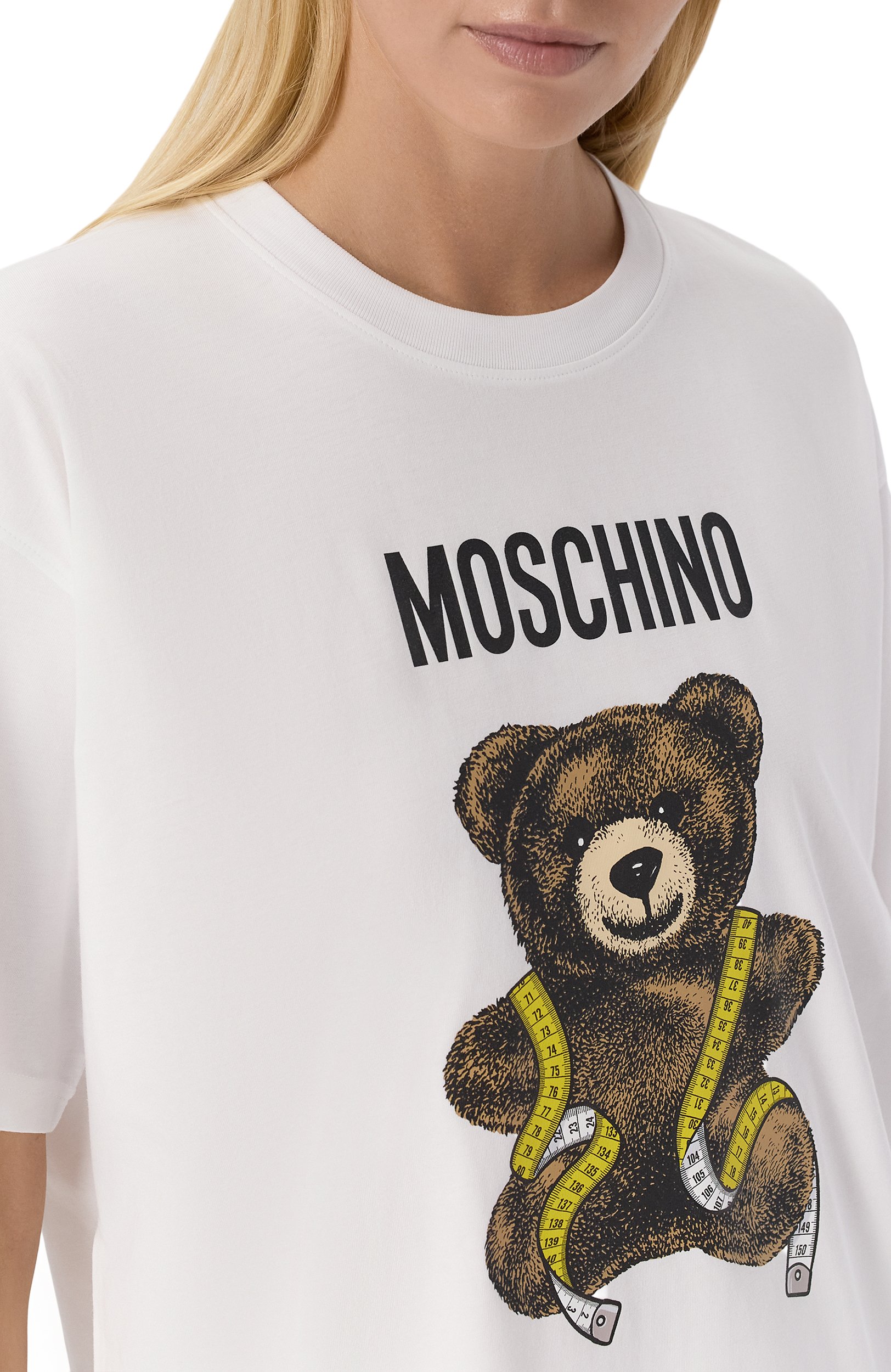 Хлопковая футболка MOSCHINO, арт. V0707/5541, фото 5