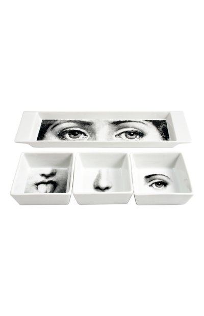 Набор из четырех тарелок sensi FORNASETTI, арт. P51X001, фото 1