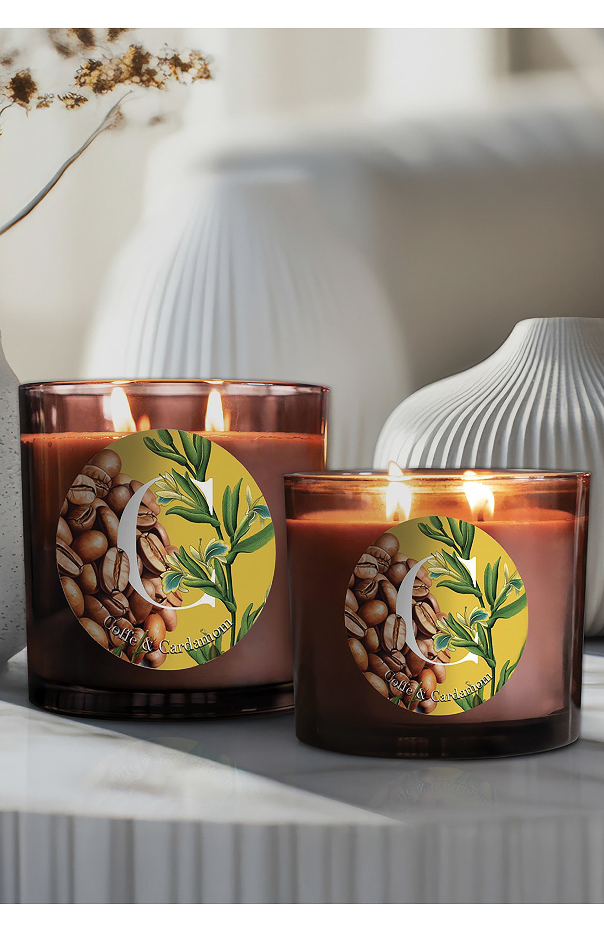 Свеча coffee & cardamon (200g) PERNICI, арт. 8001962090568, фото 2