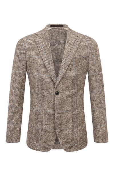 Пиджак из шерсти и хлопка WINDSOR коричневого цвета по цене 69950 руб., арт. 13 GIR0-J72, фото 1 Пиджак из шерсти и хлопка WINDSOR, арт. 13 GIR0-J72, фото 1