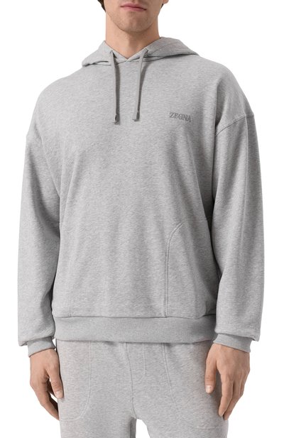 Хлопковое худи ZEGNA, арт. N6MH0/194, фото 3
