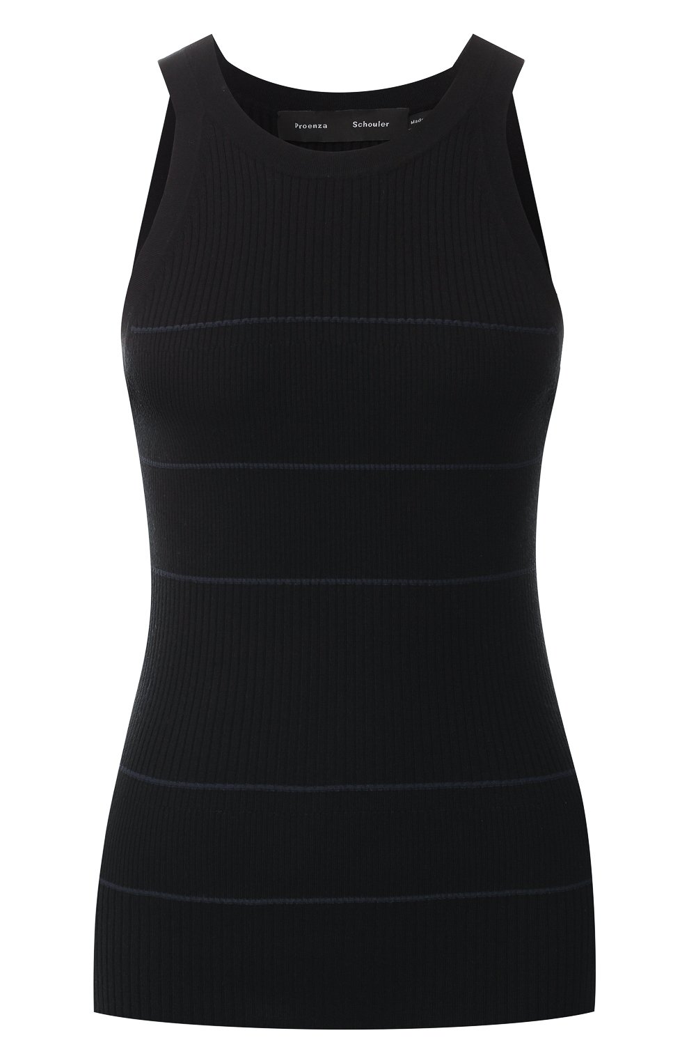 Топ из смеси шелка и кашемира PROENZA SCHOULER черного цвета по цене 37600 руб., арт. R1917174-KS038, фото 1 Топ из смеси шелка и кашемира PROENZA SCHOULER, арт. R1917174-KS038, фото 1