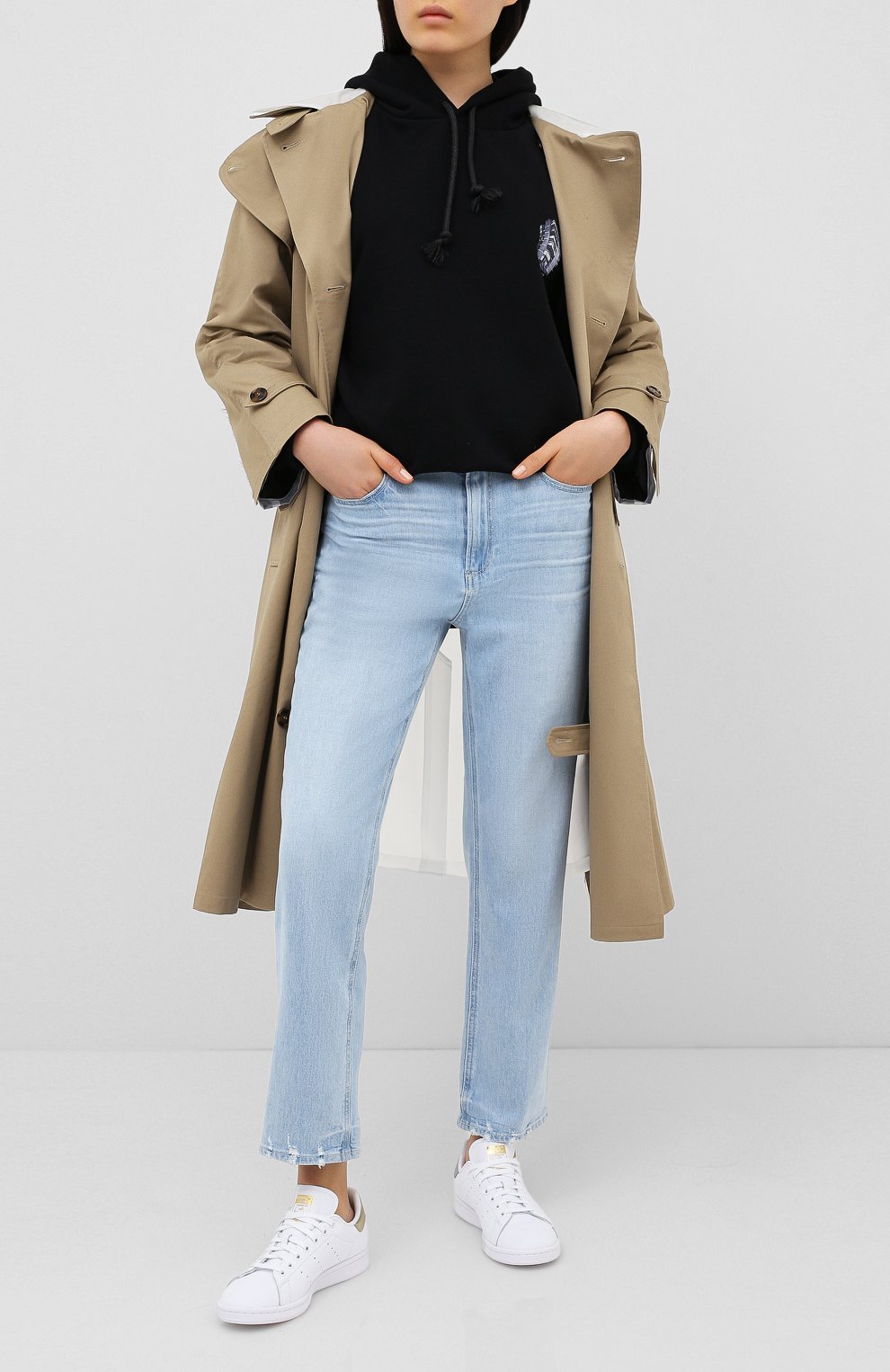 Кожаные кеды stan smith ADIDAS ORIGINALS, арт. EE8836, фото 2