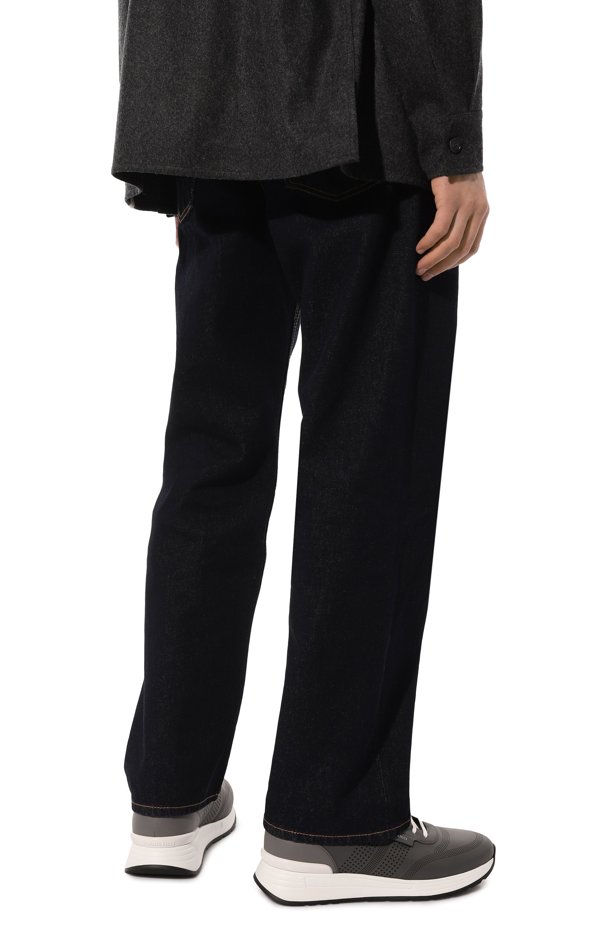 Кожаные кроссовки STEFANO RICCI, арт. UV26EG6499/WY, фото 3