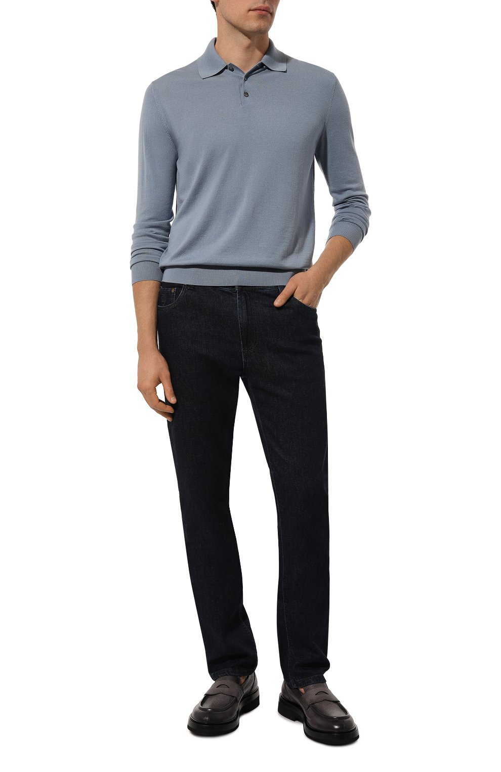 Кожаные пенни-лоферы alfie SANTONI, арт. MCAG18365JW6SHAS, фото 2