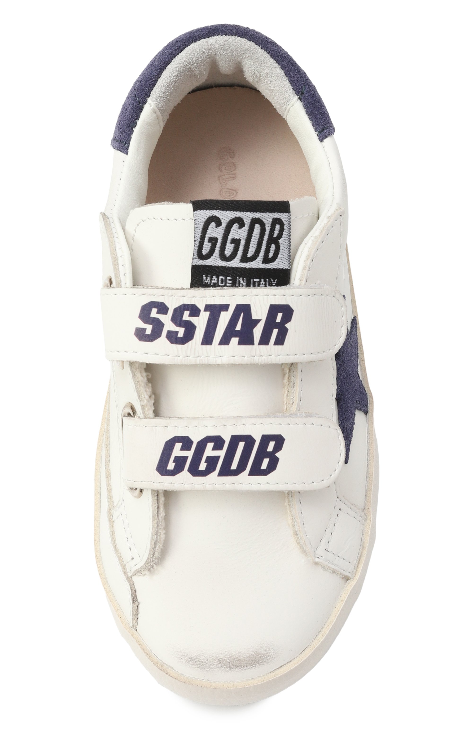 Кожаные кеды old school GOLDEN GOOSE DELUXE BRAND, арт. GJF00111.F000418, фото 4