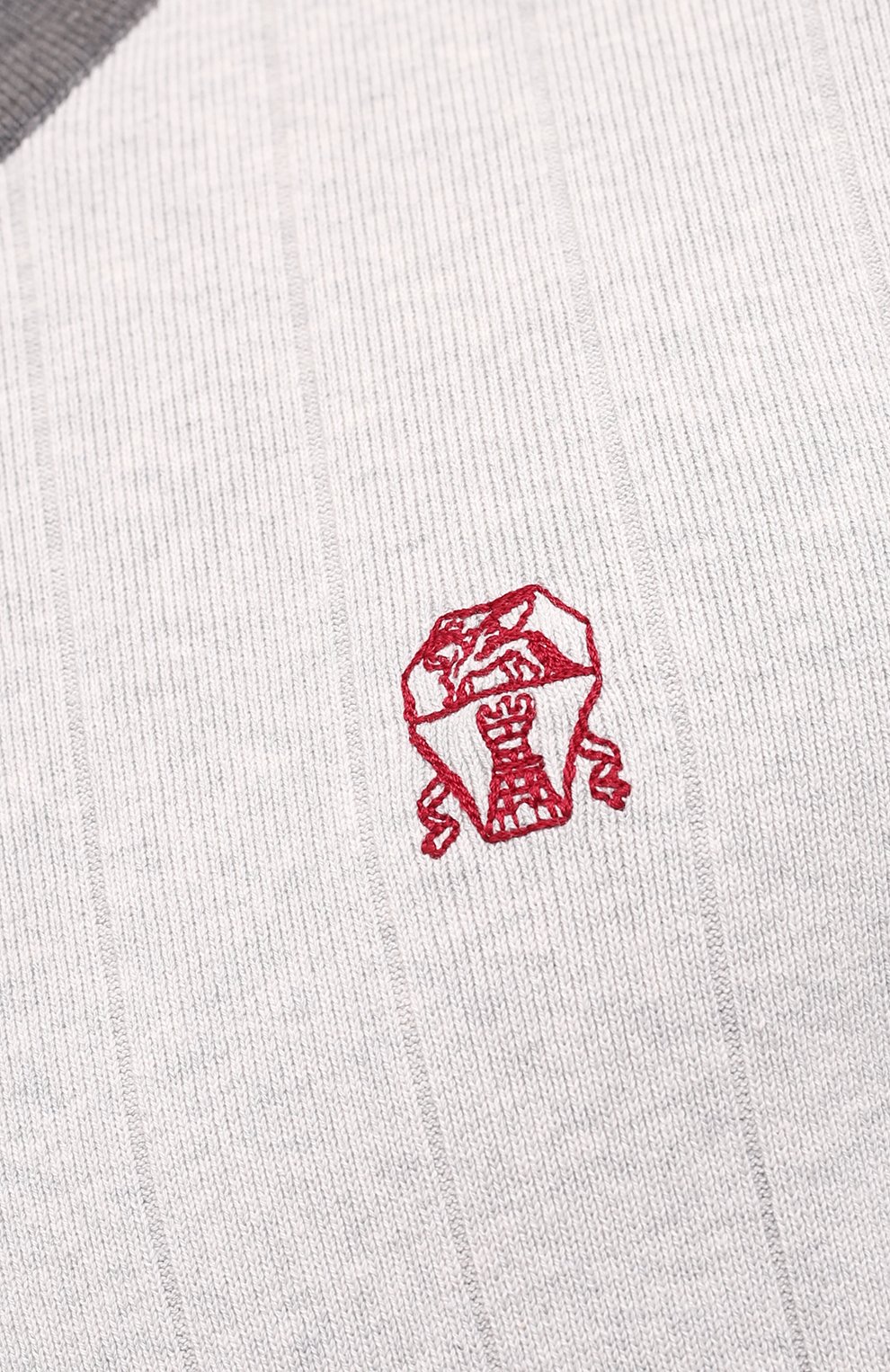 Хлопковый джемпер BRUNELLO CUCINELLI, арт. M29200900G, фото 5