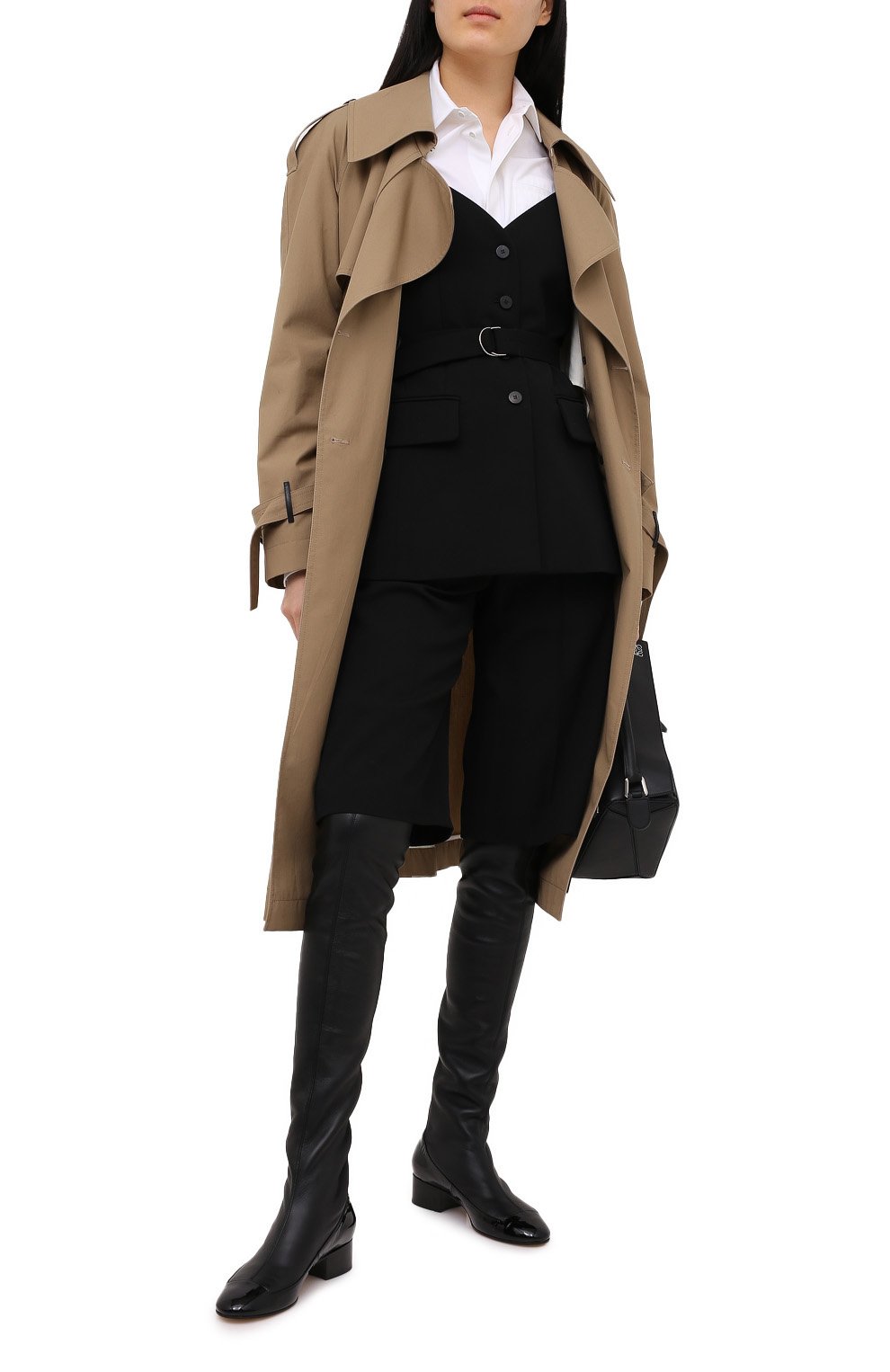 Шерстяной топ CHLOÉ черного цвета по цене 139500 руб., арт. CHC20WHT31066, фото 2 Шерстяной топ CHLOÉ, арт. CHC20WHT31066, фото 2