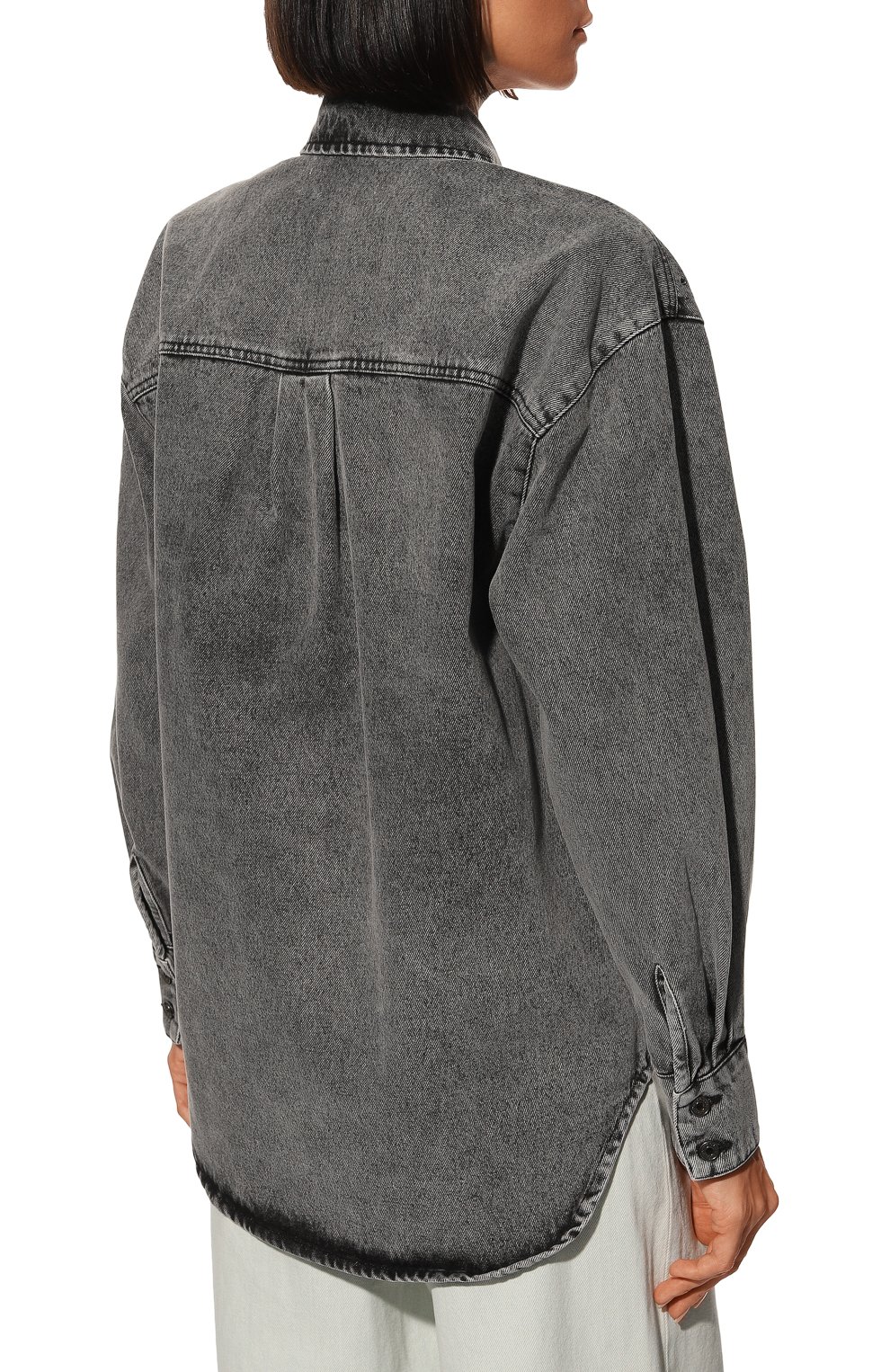 Джинсовая рубашка MSGM, арт. 3341MDE44L 227781, фото 4