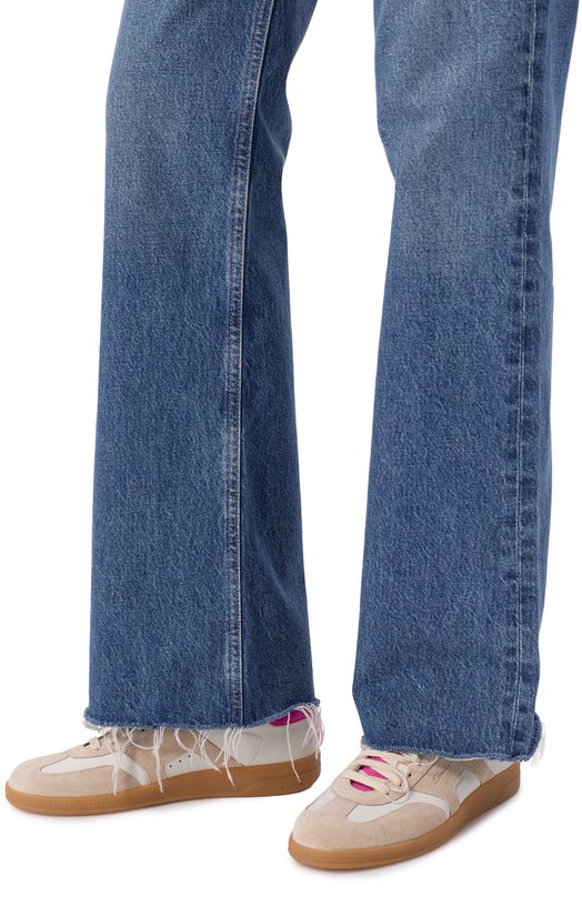 Кожаные кеды Santoni WBPG61285FARTEFR Бежевый  WBPG61285FARTEFR Фото 2