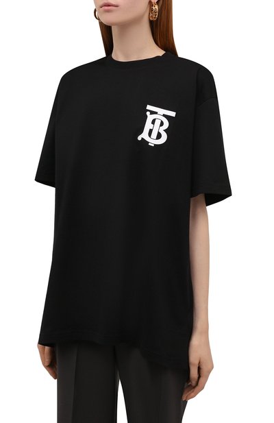 Хлопковая футболка BURBERRY, арт. 8017472, фото 3