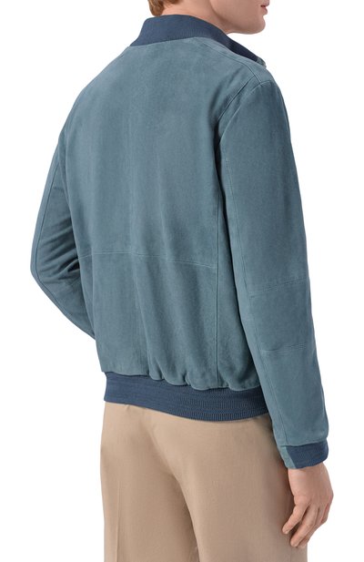 Замшевый бомбер ANDREA CAMPAGNA, арт. 232625/AC/00418I, фото 4