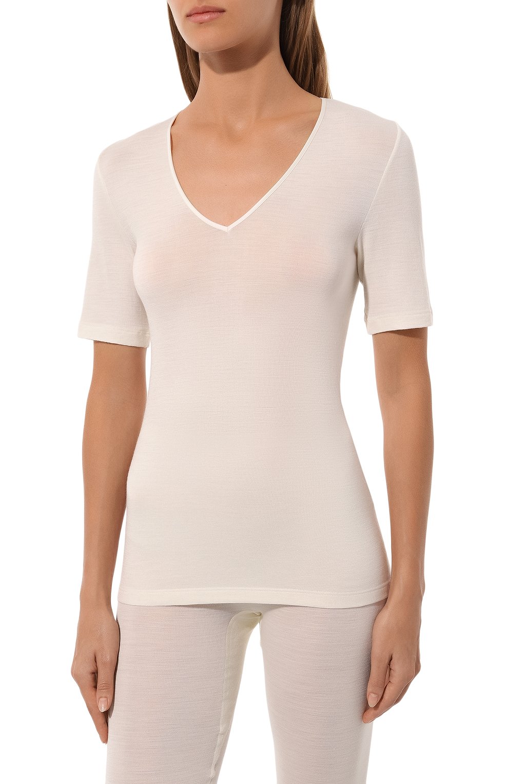 Футболка из шерсти и шелка HANRO, арт. 071417, фото 3