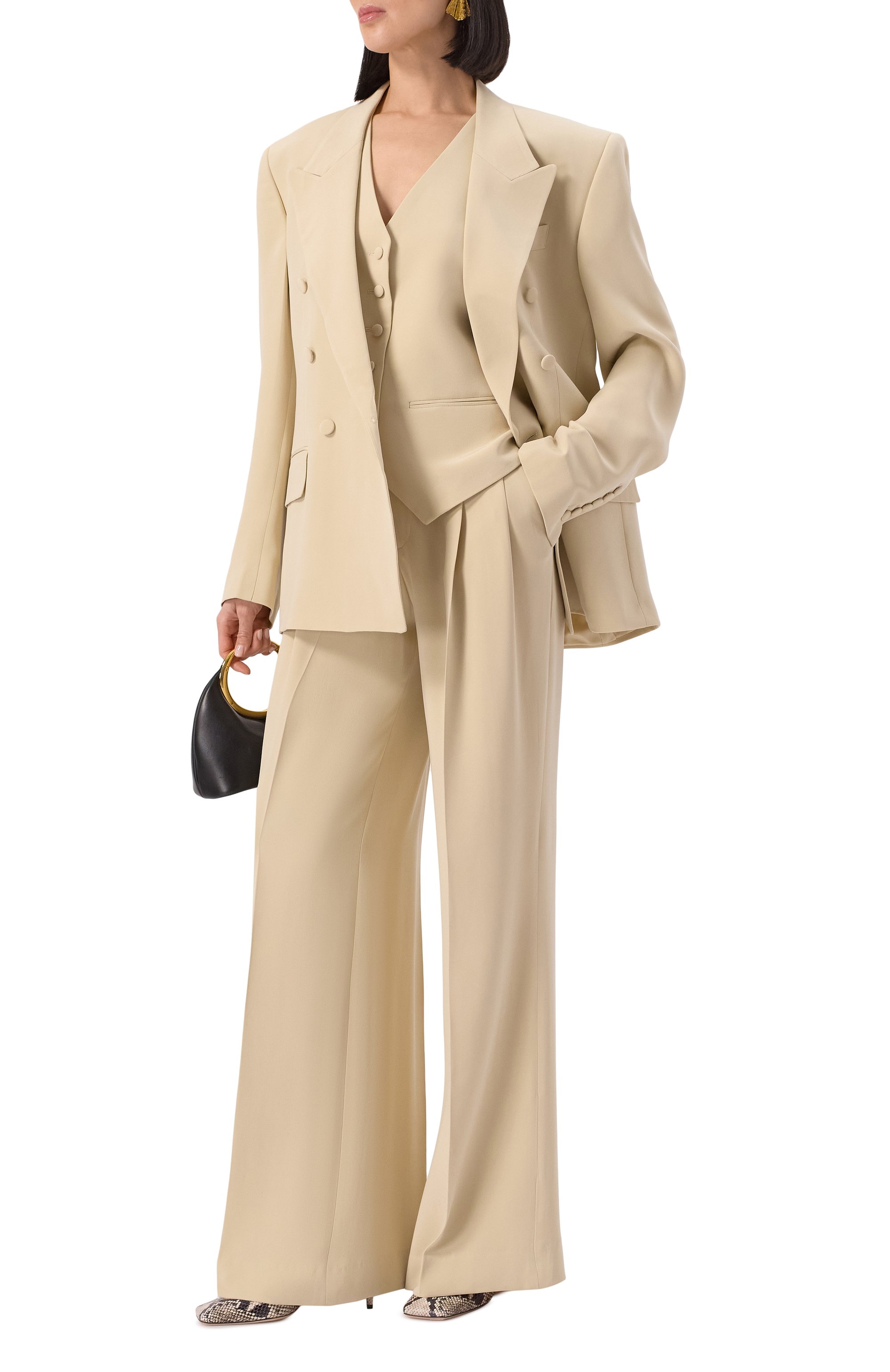 Шелковые брюки JACOB LEE, арт. WTP056SS25-SCSD, фото 2