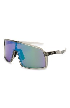 Женские солнцезащитные очки OAKLEY синего цвета, арт. 9406-940610 | Фото 1 (Кросс-КТ: С/з-унисекс; Региональные ограничения белый список (Axapta Mercury): RU; Тип очков: С/з; Очки форма: Маска; Оптика Гендер: оптика-унисекс)