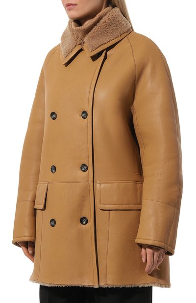 Двусторонняя дубленка из овчины LUDA NIKISHINA, арт. FC/ELLE/np-kr/beige, фото 3