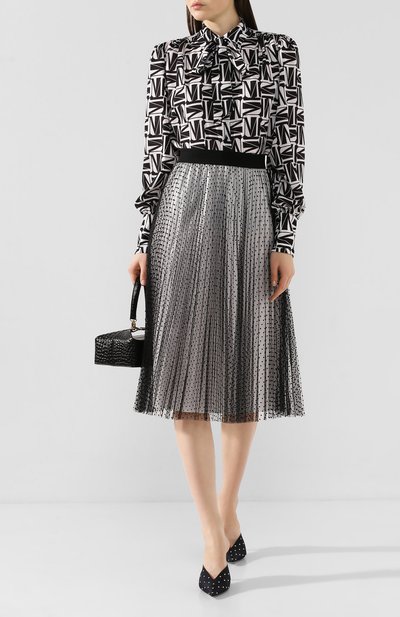 Блузка с принтом MSGM, арт. 2841MDE37 207159, фото 2