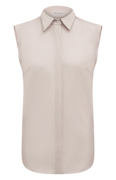 Женская хлопковая рубашка BRUNELLO CUCINELLI, арт. M0091MA616