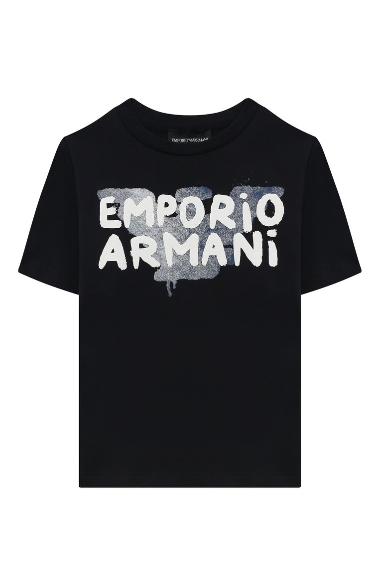 Детский комплект из трех футболок EMPORIO ARMANI разноцветного цвета, арт. 3DHDJ1/3J51Z | Фото 6 (Материал сплава: Проставлено; Нос: Не проставлено; Материал внешний: Хлопок; Кросс-КТ НВ: Футболка)