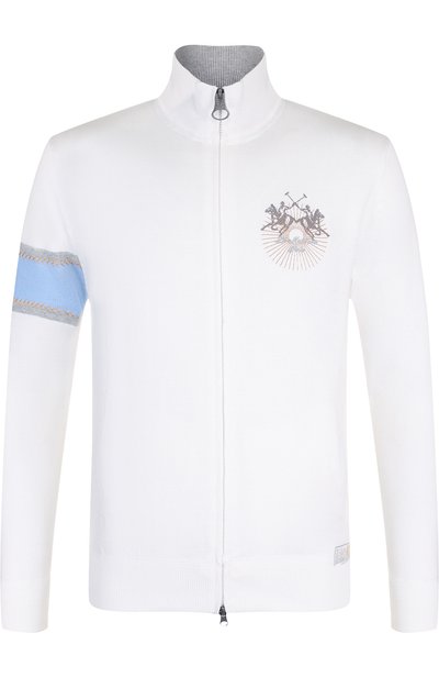 Хлопковый кардиган на молнии с воротником-стойкой LA MARTINA, арт. MMS003/XC001, фото 1