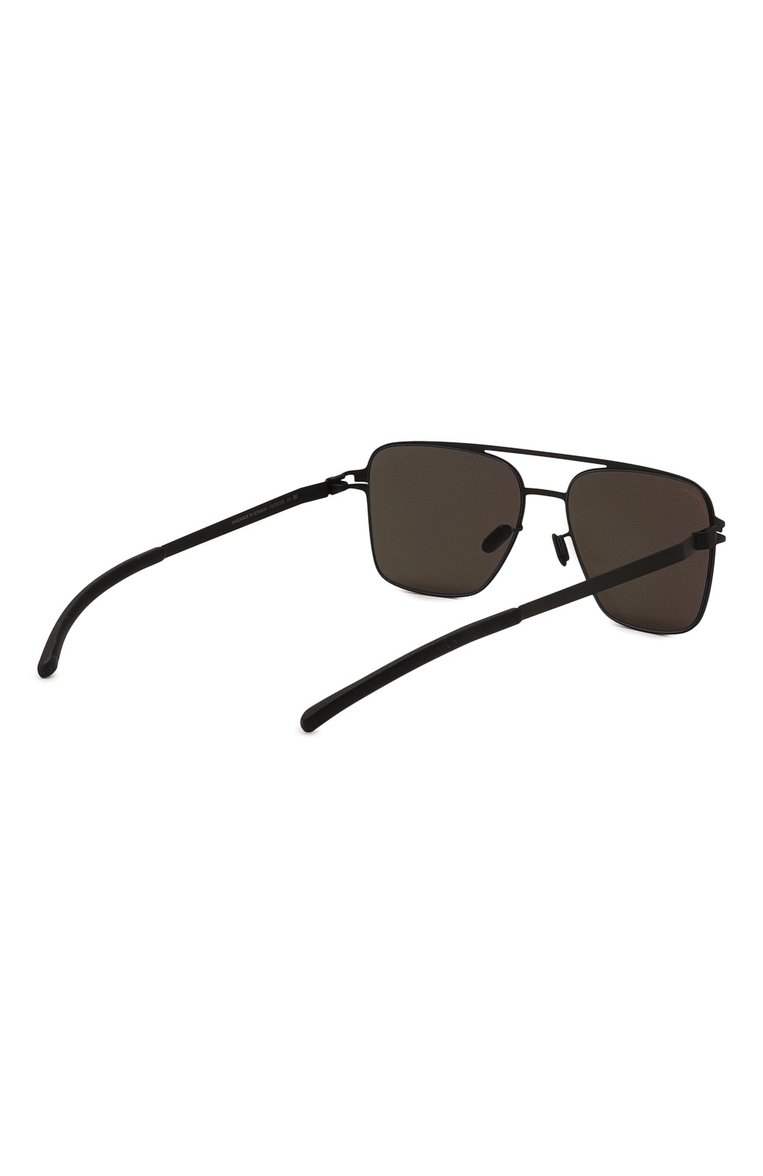 Мужские солнцезащитные очки MYKITA черного цвета, арт. BERNIE/363 | Фото 4 (Нос: Не проставлено; Региональные ограничения белый список (Axapta Mercury): Не проставлено; Кросс-КТ: С/з-мужское; Тип очков: С/з; Материал: Металл; Оптика Гендер: оптика-мужское; Очки форма: Авиаторы)
