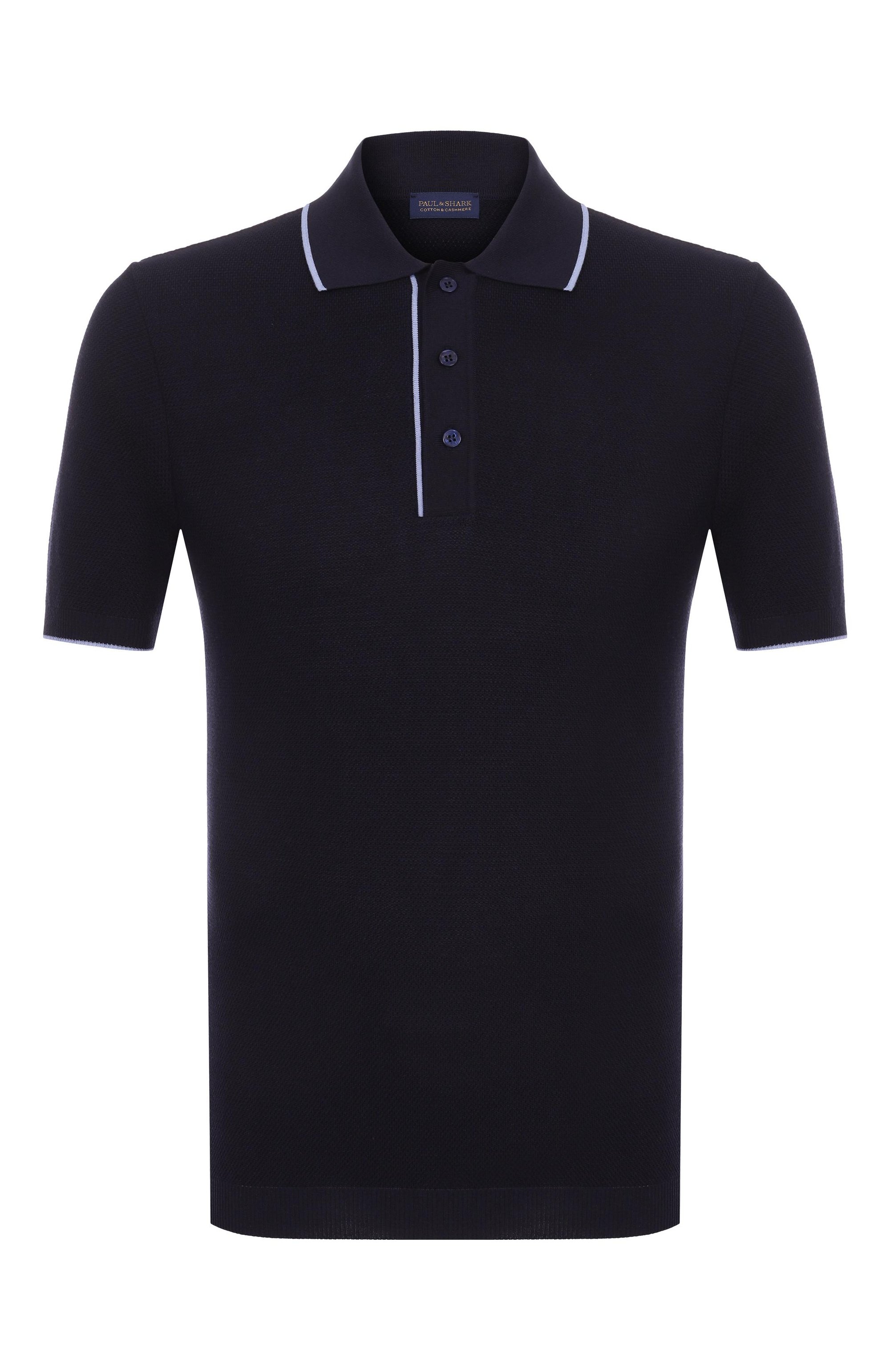 Поло из хлопка и кашемира PAUL&SHARK, арт. 25411625/3XL, фото 1