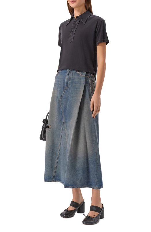 Поло Maison Margiela S51GL0066/M20171 Чёрный  S51GL0066/M20171 Фото 2