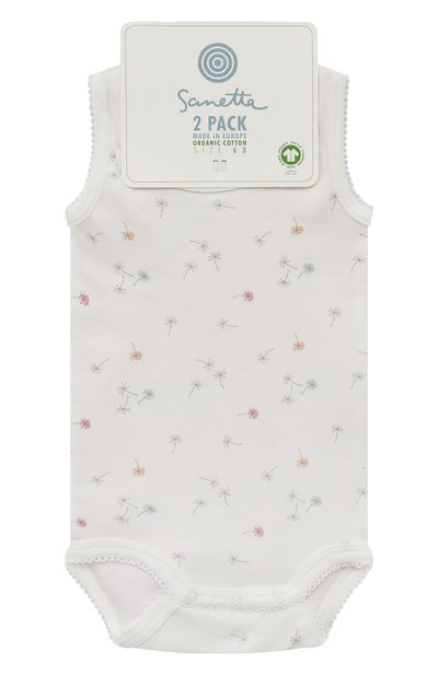 Хлопковое боди SANETTA, арт. 323306, фото 1