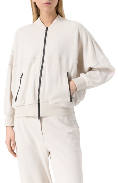 Хлопковая толстовка BRUNELLO CUCINELLI, арт. MN05NVC306, фото 3